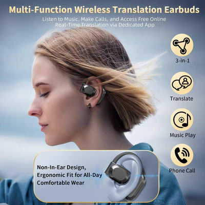 Ai Translator Wireless Bluetooth Earbuds