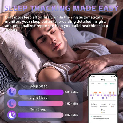 Satin   Finish   Bluetooth   Smart   Ring