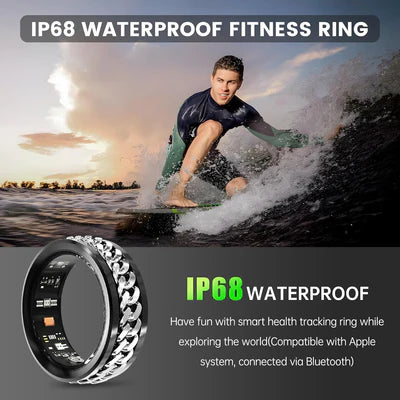 Rotary   Decompression   Bluetooth   Smart   Ring   Health   Tracker