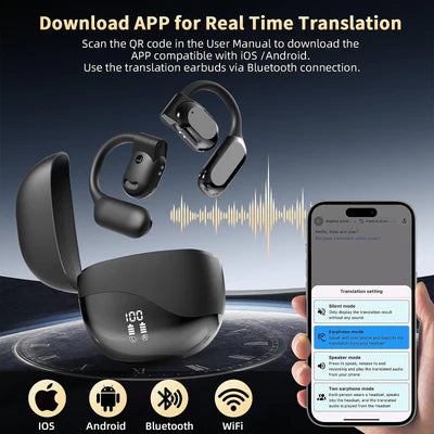 Ai   Translator   Wireless   Bluetooth   Earbuds